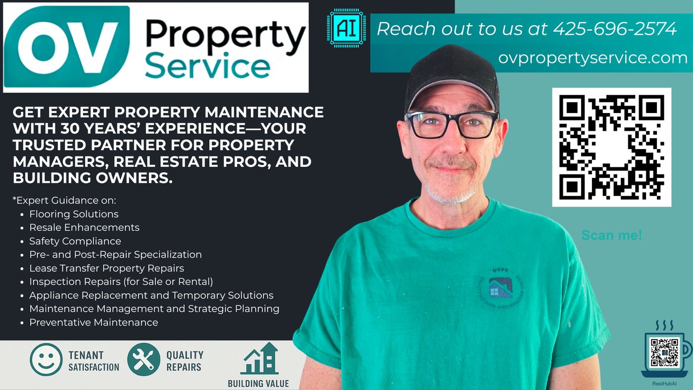 Chris of OV Property Service — hands-on property maintenance professional